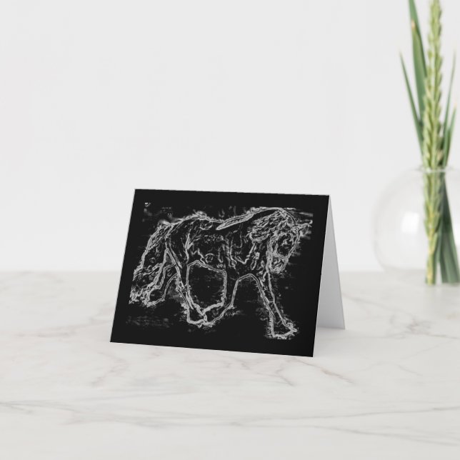 Dressage Horse Notecards (Front)