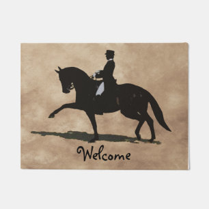Dressage Horse & Rider Doormat