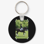 Dressage Horse Show Keychain