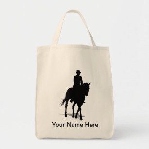 Dressage Horse Tote Bag