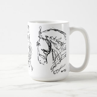 Dressage Horses Mug Black