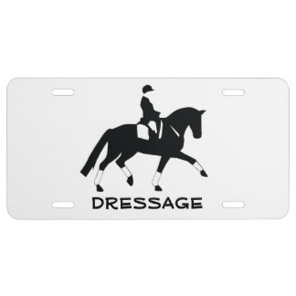 Dressage License Plate