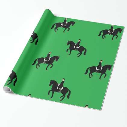 Dressage Piaffe Wrapping Paper