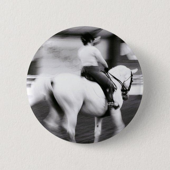 Dressage Pinback Button (Front)