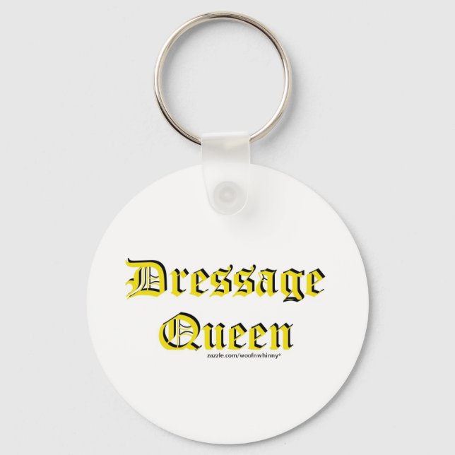 Dressage Queen Keychain (Front)