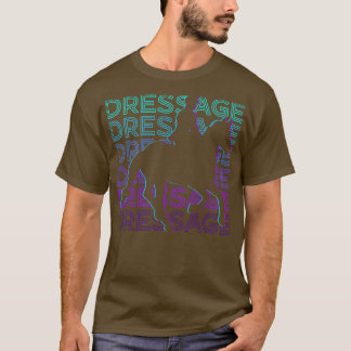 Dressage Retro Gift T-Shirt