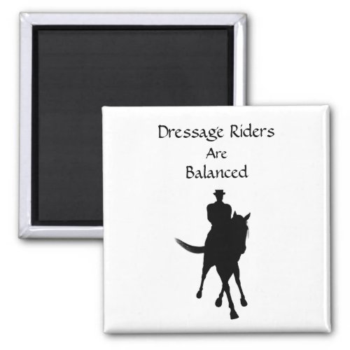 Dressage Riders Are Balanced Horse Light Magnet