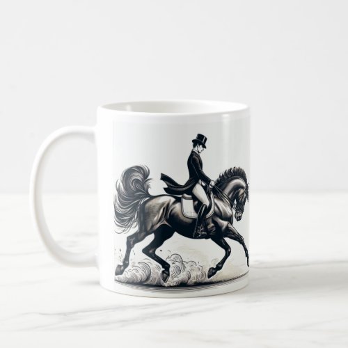Dressage Riding Rider Horse Mug