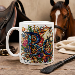 Dressage Riding Rider Horse Mug