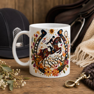 Dressage Riding Rider Horse Mug
