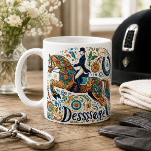 Dressage Riding Rider Horse Mug