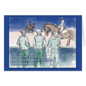 Dressage Three Trainers Card (Front Horizontal)