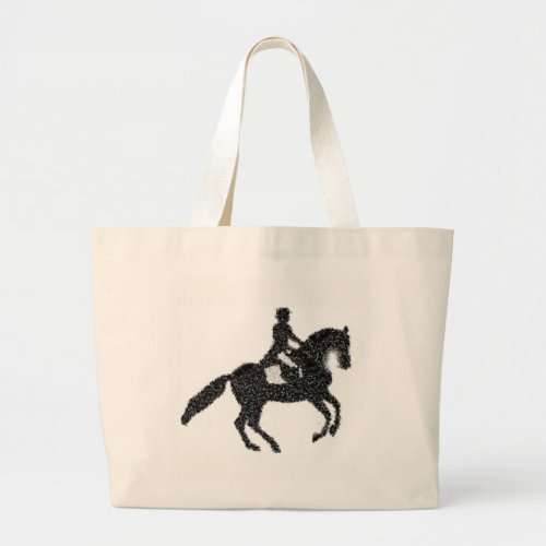 Dressage Tote _ Horse and Rider Mosaic Design