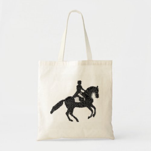 Dressage Tote  _ Horse and Rider Mosaic Design