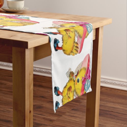 Dressed for Easter Chick Short Table Runner