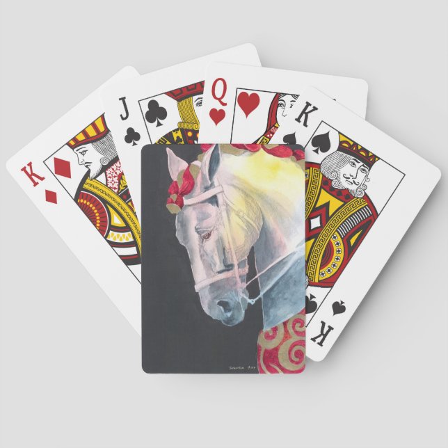 Dressed in Gold Playing Cards (Back)