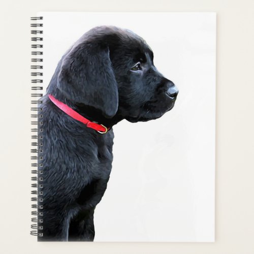 Dressed in Red _ Black Lab Planner