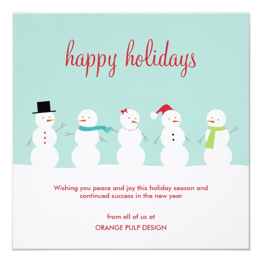 happy holidays cards for business