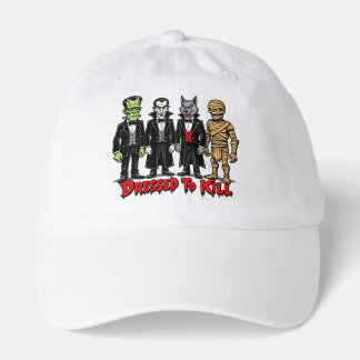 Dressed to Kill Classic Movie Monsters Graphic Hat