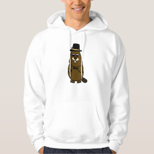 Dressed up Groundhog Hoodie