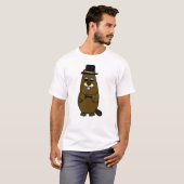 Dressed up Groundhog T-Shirt (Front Full)
