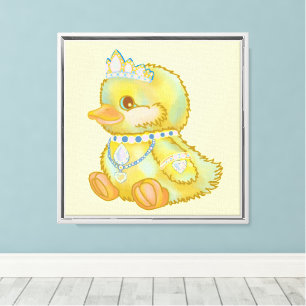 Dressed Up Stuffed Toy Duck Wall Art