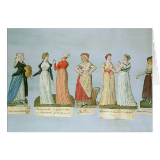 Dresses and costumes in vogue cards (Front Horizontal)