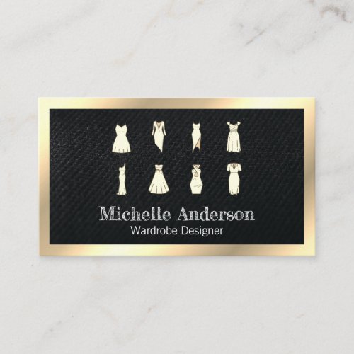 Dresses  Sewing Machine  Seamstress Business Card