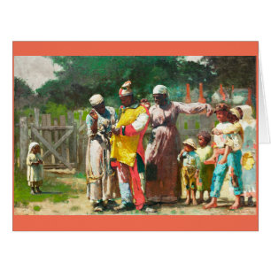 Dressing for the Carnival by Winslow Homer Cards