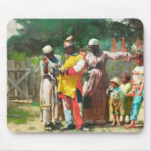 Dressing for the Carnival by Winslow Homer Mouse Pad