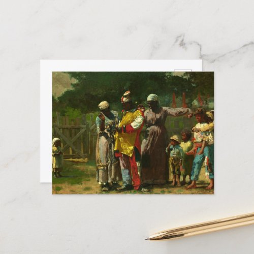 Dressing for the Carnival by Winslow Homer Postcard