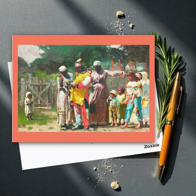 Dressing for the Carnival by Winslow Homer Postcard (Creator Uploaded)