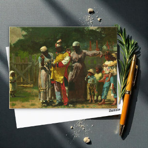 Dressing for the Carnival by Winslow Homer Postcard