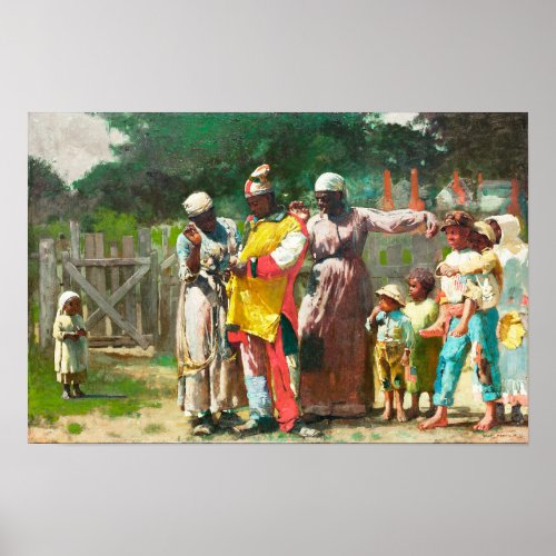 Dressing for the Carnival by Winslow Homer Poster