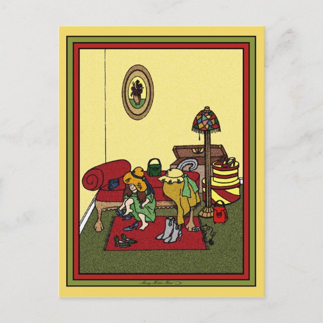 Dressing Room  Postcard - Customized (Front)