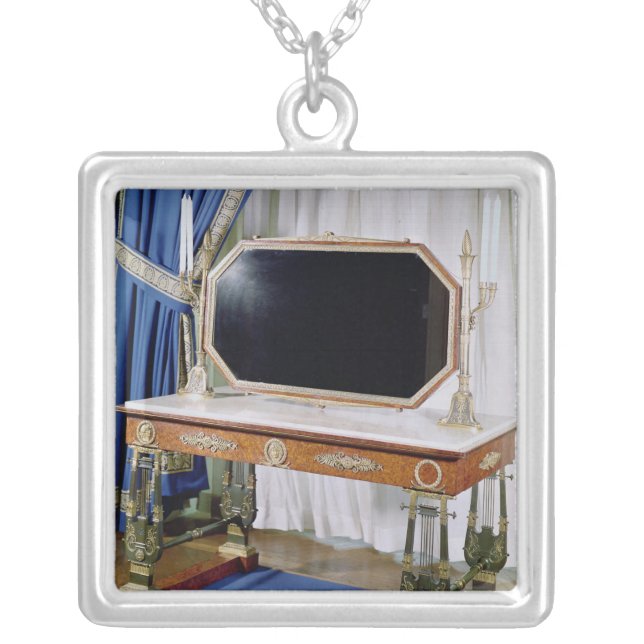 Dressing table belonging to Empress Josephine Silver Plated Necklace (Front)