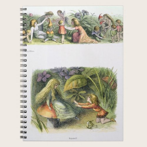 Dressing the Baby Elves, and Rejected!, illustrati Notebook
