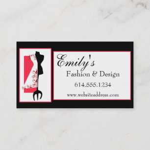 Dressmaker #2 D2 Fashion Sewing Business Cards