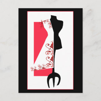 Dressmaker #2/Fashion Design Postcards