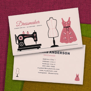 Dressmaker Business Card