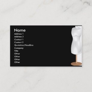 Dressmaker Business Cards