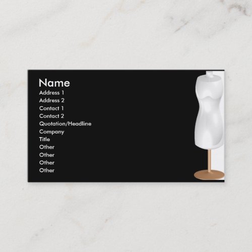 Dressmaker Business Cards