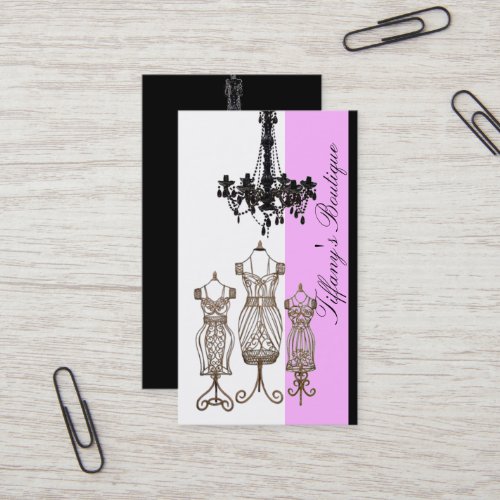Victorian Chandelier Boutique business cards