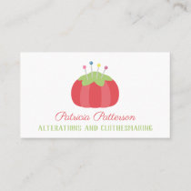 Dressmaker Seamstress Tailor Business Card