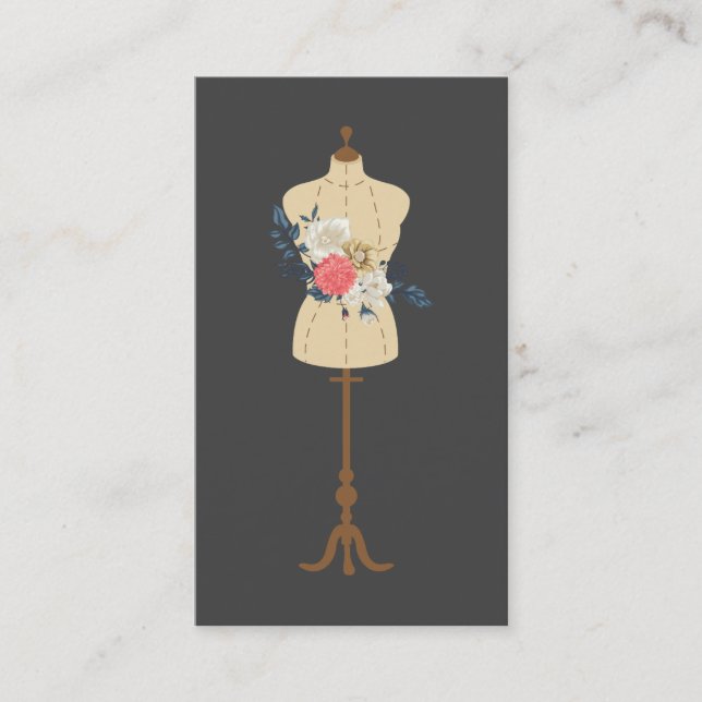 Dressmaker, Sewing, alterations professional Business Card (Front)