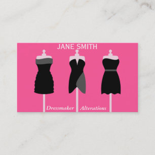 Dressmaker, Sewing, tailor professional Business Card
