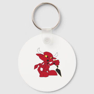 Drevil trowel keychain