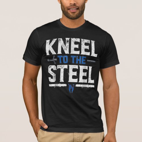 Drew McIntyre Kneel to The Steel T_Shirt