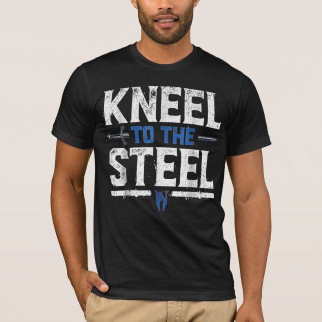 Drew McIntyre Kneel to The Steel T-Shirt (Front)
