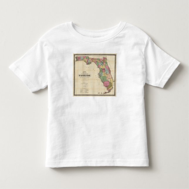 Drew's New Map Of The State Of Florida Toddler T-shirt (Front)